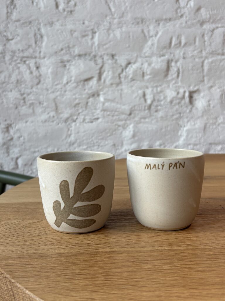 Hrníček čaj & cappuccino (béžový)